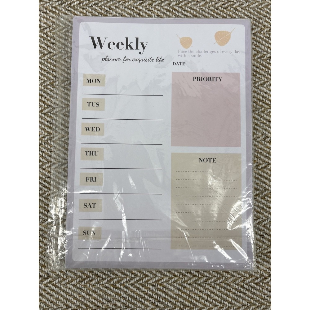 Daily Weekly Planner Notepad Chore Chart Planning To Do Planner
